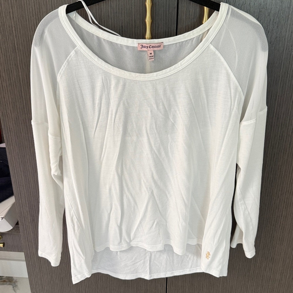 Juicy Couture White Top 🤍